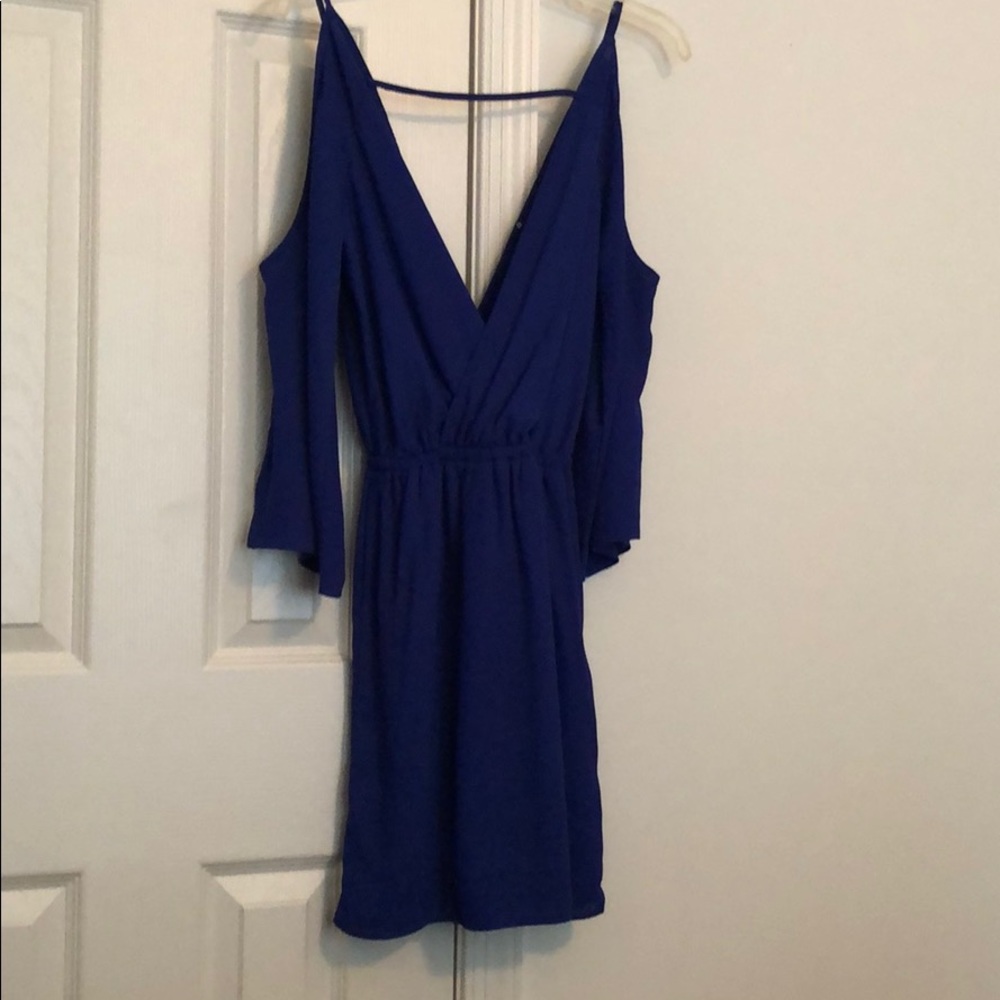 Cold shoulder dress
